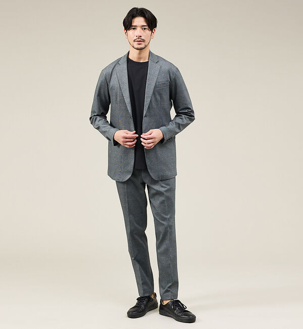 ABAHOUSE「【新型/上下2点セット】ポンチ セットアップ/スーツ ジャケット＆スラックス」|スーツ|その他1