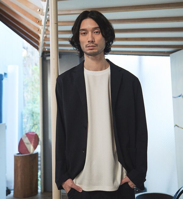 ABAHOUSE「【上下2点セット】接触冷感 カットメッシュ セットアップ【予約】」|スーツ|