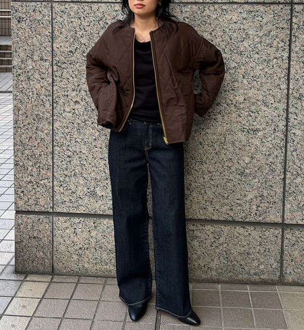 Rouge vif「リバーシブルパネトレーションファーキルトブルゾン」|ブルゾン・スタジャン|