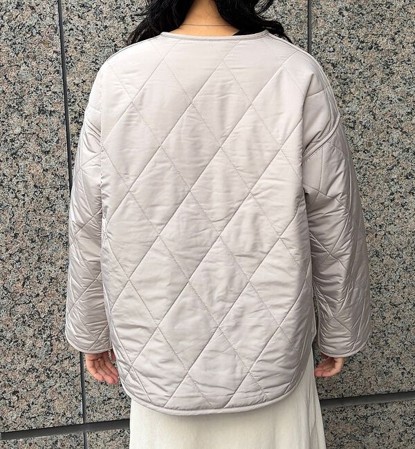 Rouge vif「リバーシブルパネトレーションファーキルトブルゾン」|ブルゾン・スタジャン|