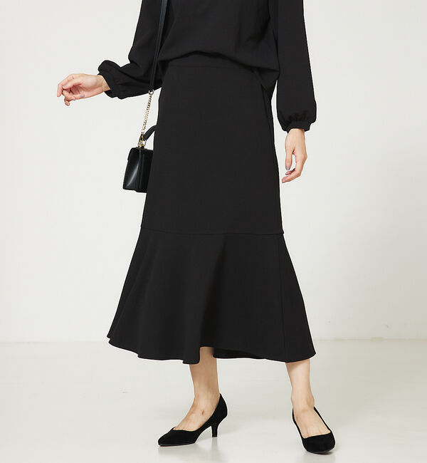 abahouse mavie「カットジョーゼットマーメイドスカート」|スカート|