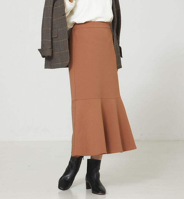 abahouse mavie「カットジョーゼットマーメイドスカート」|スカート|