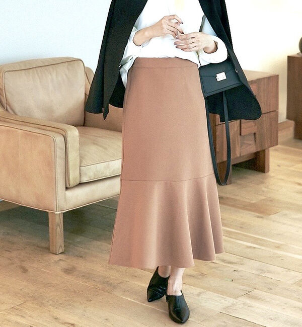 abahouse mavie「カットジョーゼットマーメイドスカート」|スカート|