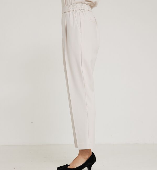 abahouse mavie「【エニデイカセット】タックテーパードパンツ」|スラックス|