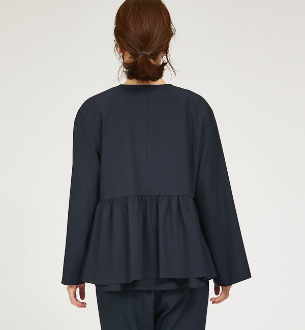 abahouse mavie「【WEB Domani掲載】【セットアップ対応/エニデイカセット】ノーカラーボレ」|ノーカラージャケット|