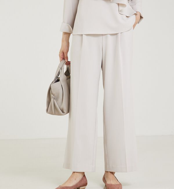 abahouse mavie「【上下２点セット/エニデイカセット】タックフレアーセットアップ」|スーツ|