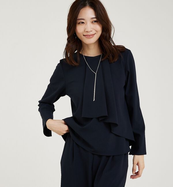 abahouse mavie「【上下２点セット/エニデイカセット】タックフレアーセットアップ」|スーツ|