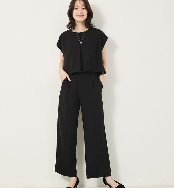 abahouse mavie「【エニデイカセット・サマー】ジョーゼットストレートパンツ」|その他|