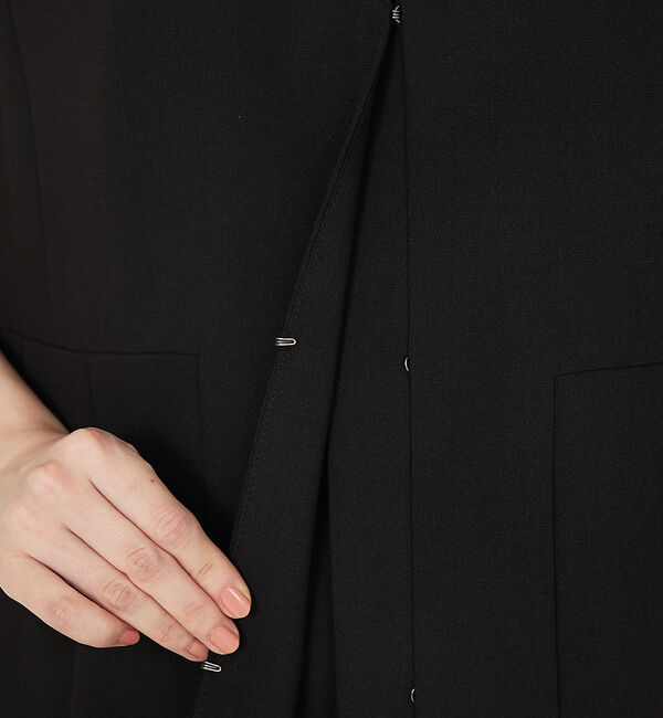 abahouse mavie「【エニデイカセット】タック切り替えジレ/セミオケ/きれいめ/レイヤード/ベスト/」|ベスト・ジレ|