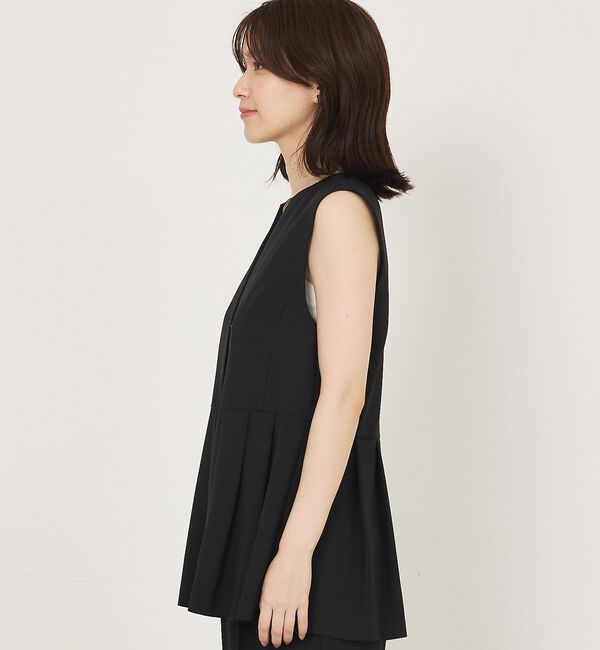 abahouse mavie「【エニデイカセット】タック切り替えジレ/セミオケ/きれいめ/レイヤード/ベスト/」|ベスト・ジレ|