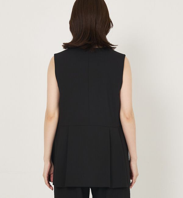 abahouse mavie「【エニデイカセット】タック切り替えジレ/セミオケ/きれいめ/レイヤード/ベスト/」|ベスト・ジレ|