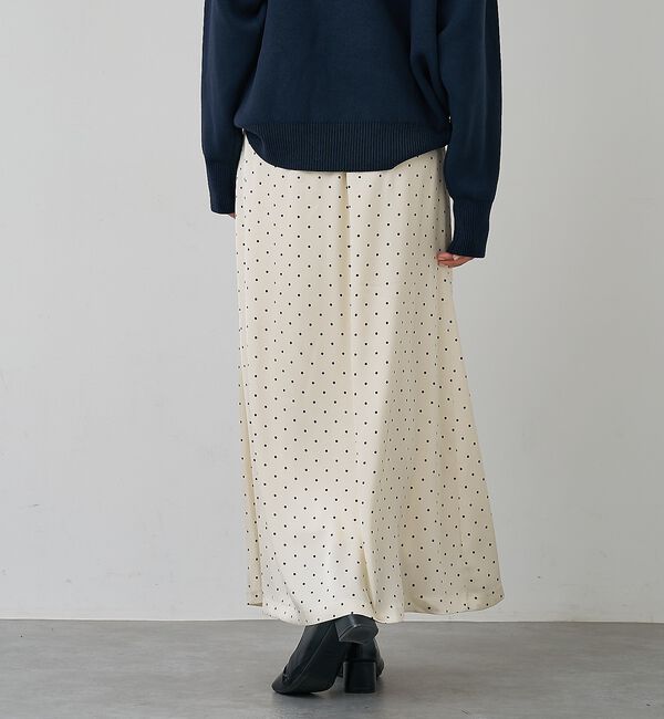 abahouse mavie「ドットマーメイドスカート」|スカート|