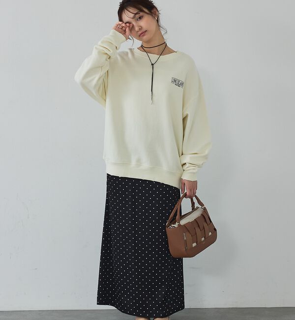 abahouse mavie「ドットマーメイドスカート」|スカート|
