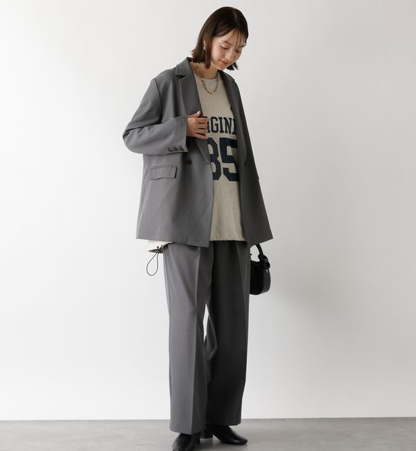 abahouse mavie「【総裏】ダブルジャケット/フリーサイズ/春アウター/長袖/春服」|その他|