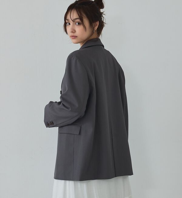 abahouse mavie「【総裏】ダブルジャケット/フリーサイズ/春アウター/長袖/春服」|その他|