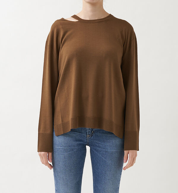 The Store by C' 「【COCUCA】カットオフプルオーバーニット」|ニット・セーター|