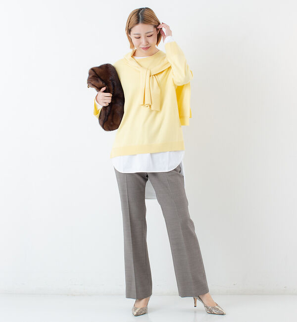 The Store by C' 「【COCUCA】カットオフプルオーバーニット」|ニット・セーター|