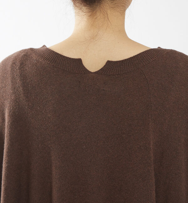 The Store by C' 「【COCUCA】カシミヤドレープニットポンチョ」|ニット・セーター|