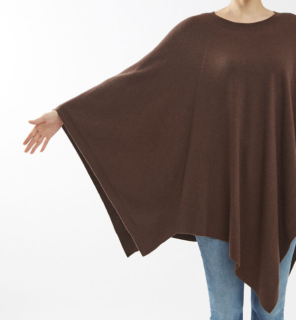 The Store by C' 「【COCUCA】カシミヤドレープニットポンチョ」|ニット・セーター|