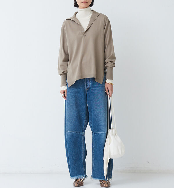 The Store by C' 「【COCUCA】スキッパープルオーバー」|ニット・セーター|