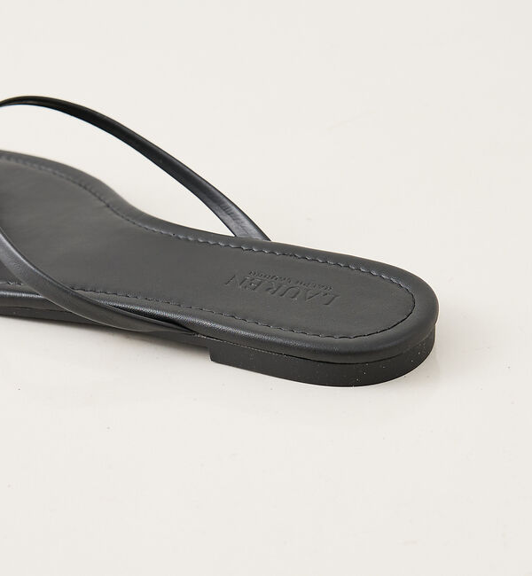 The Store by C' 「【POLO RALPH LAUREN 】RAQUEL／レザーフリップフロップ」|サンダル|