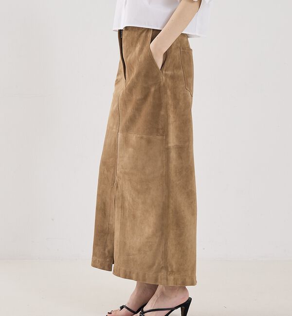 The Store by C' 「【COCUCA】スエードスリットスカート」|スカート|