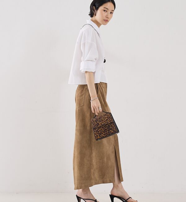 The Store by C' 「【COCUCA】スエードスリットスカート」|スカート|