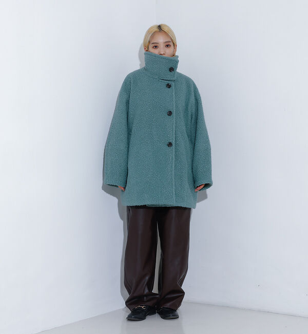 NOMINE「フェイクレザー カーブ パンツ」|その他|