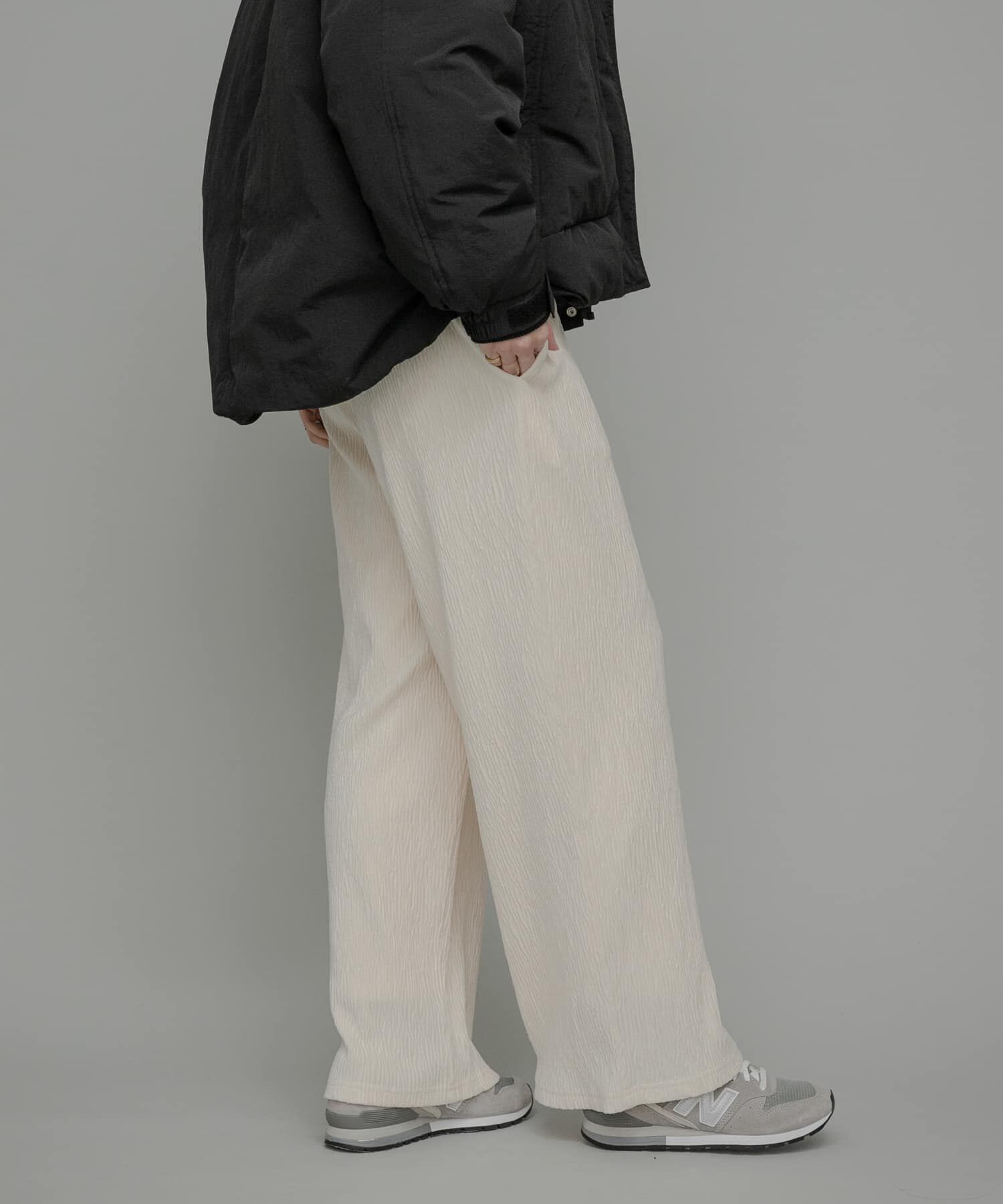 Sonny Label 「ベロアプリーツイージーカットパンツ」|その他|