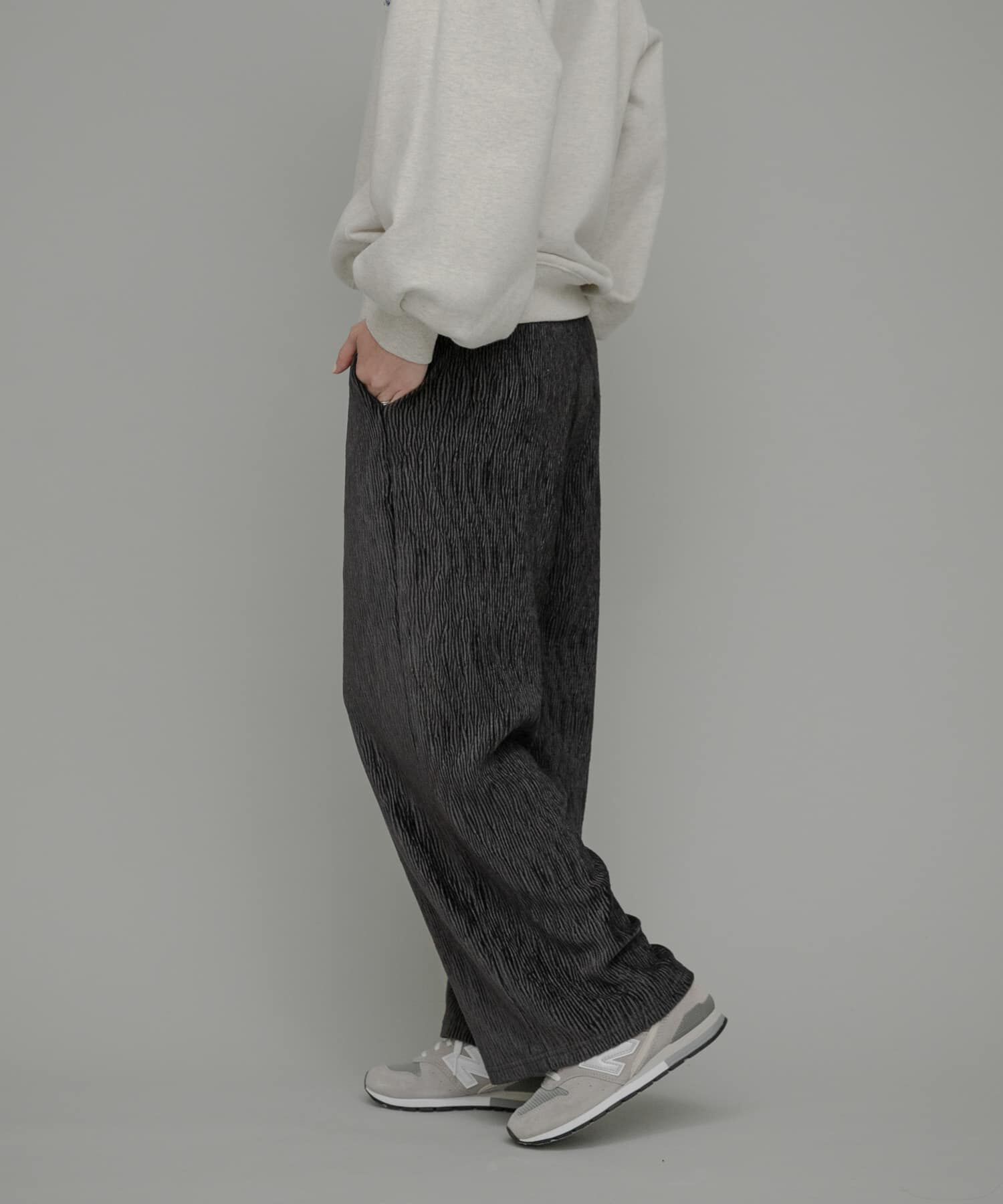 Sonny Label 「ベロアプリーツイージーカットパンツ」|その他|