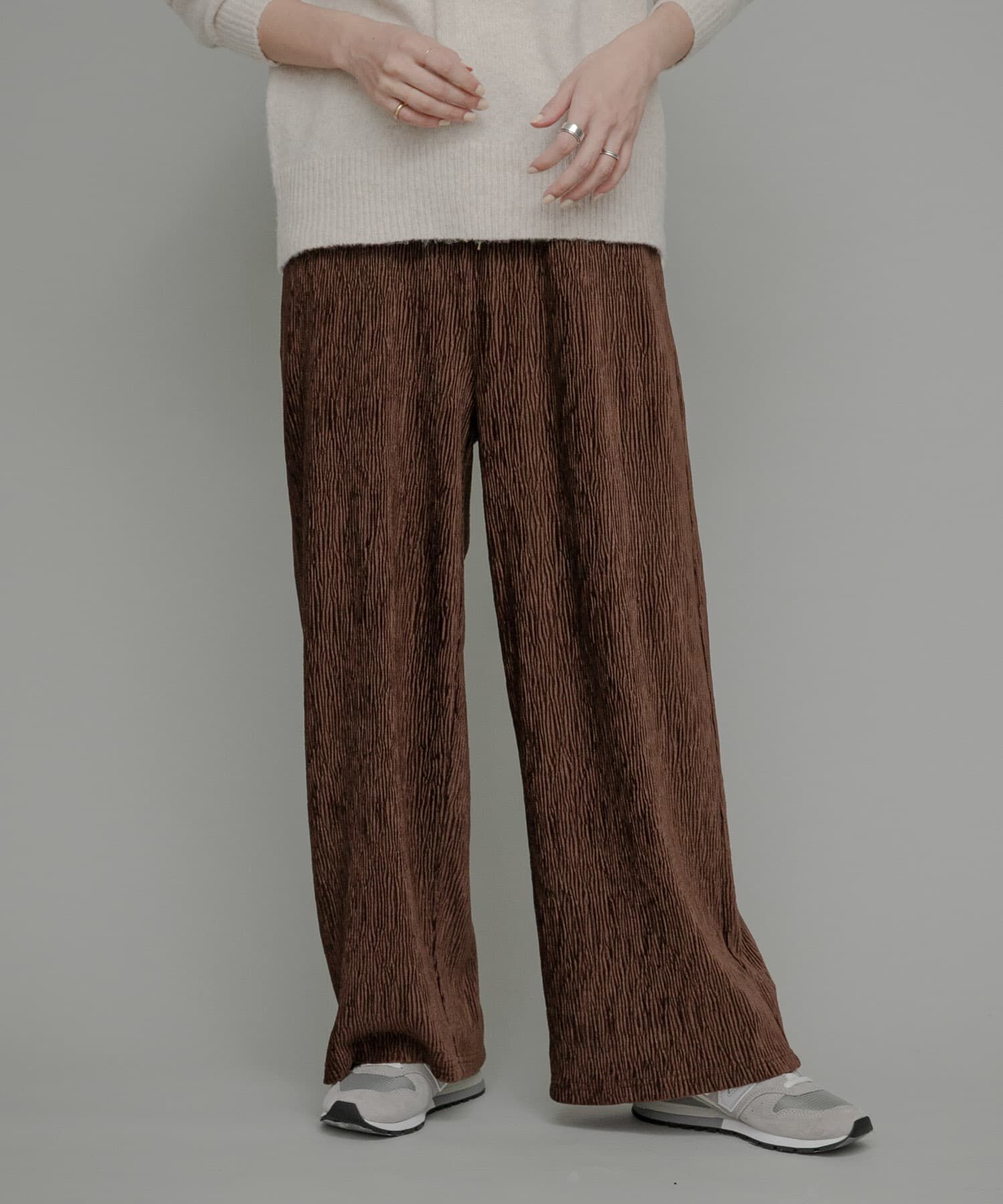 Sonny Label 「ベロアプリーツイージーカットパンツ」|その他|