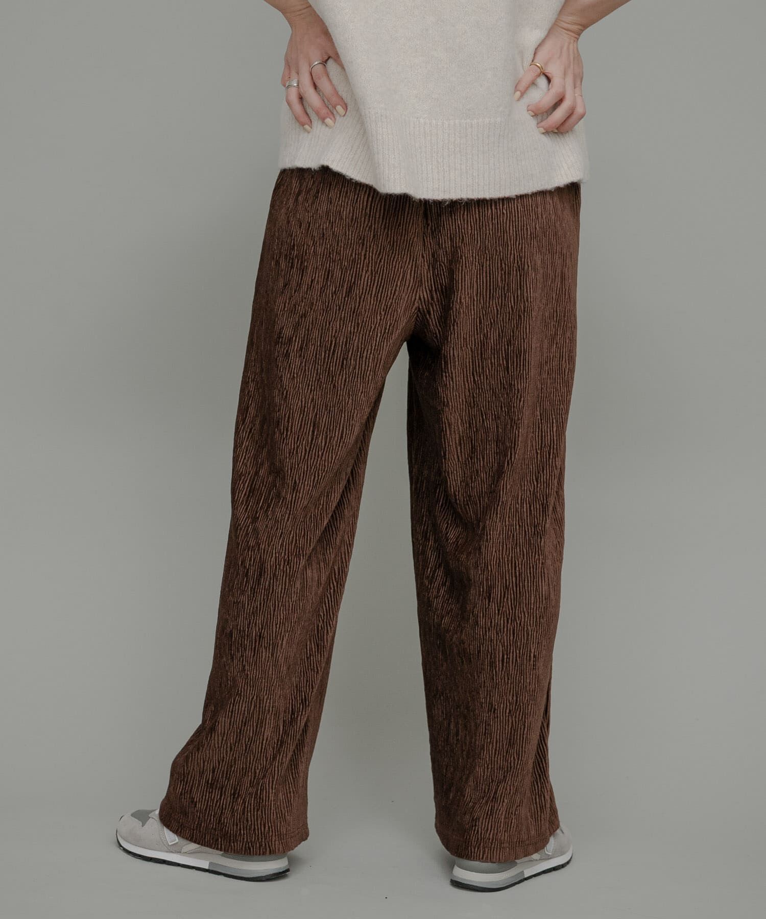 Sonny Label 「ベロアプリーツイージーカットパンツ」|その他|