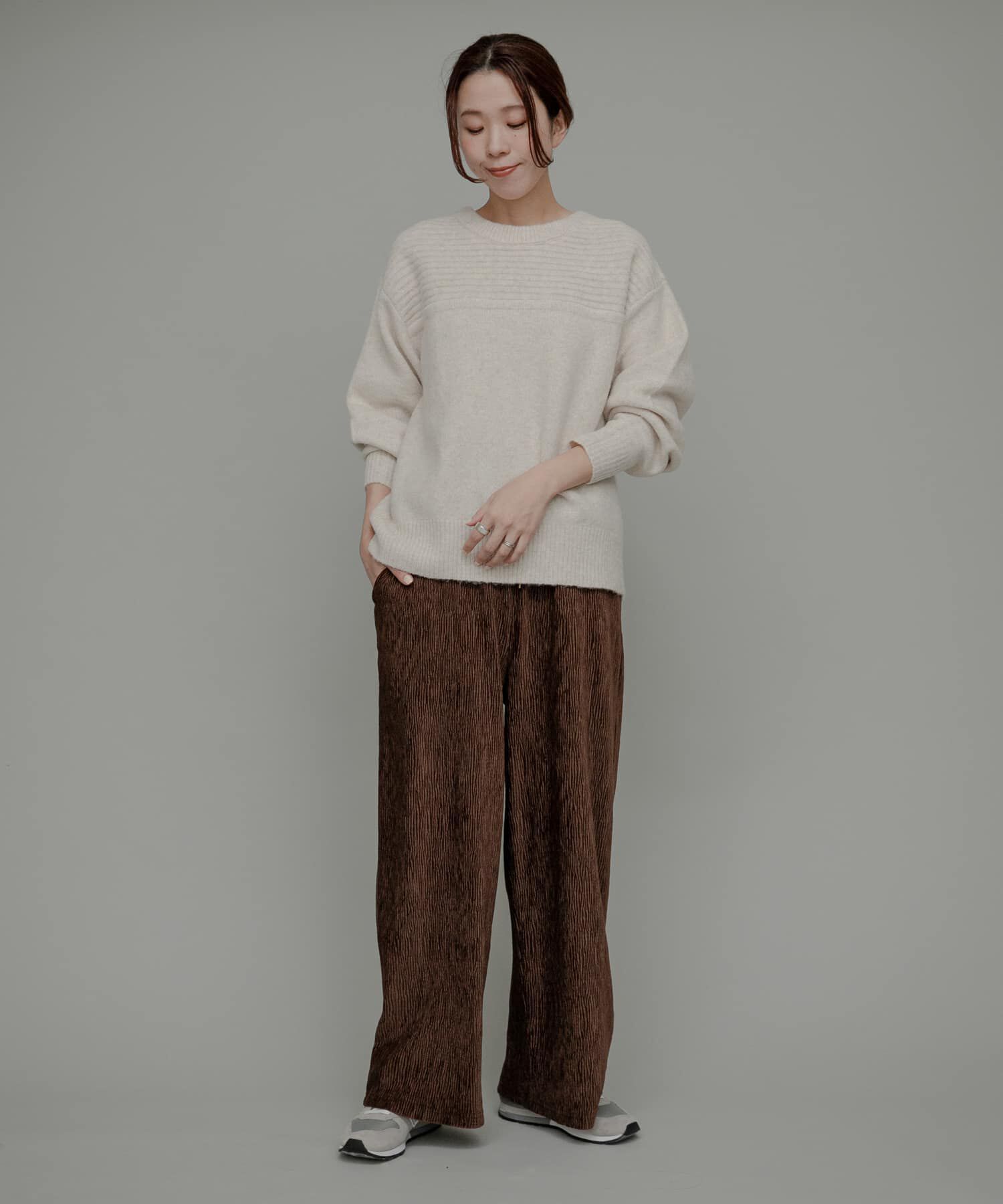 Sonny Label 「ベロアプリーツイージーカットパンツ」|その他|