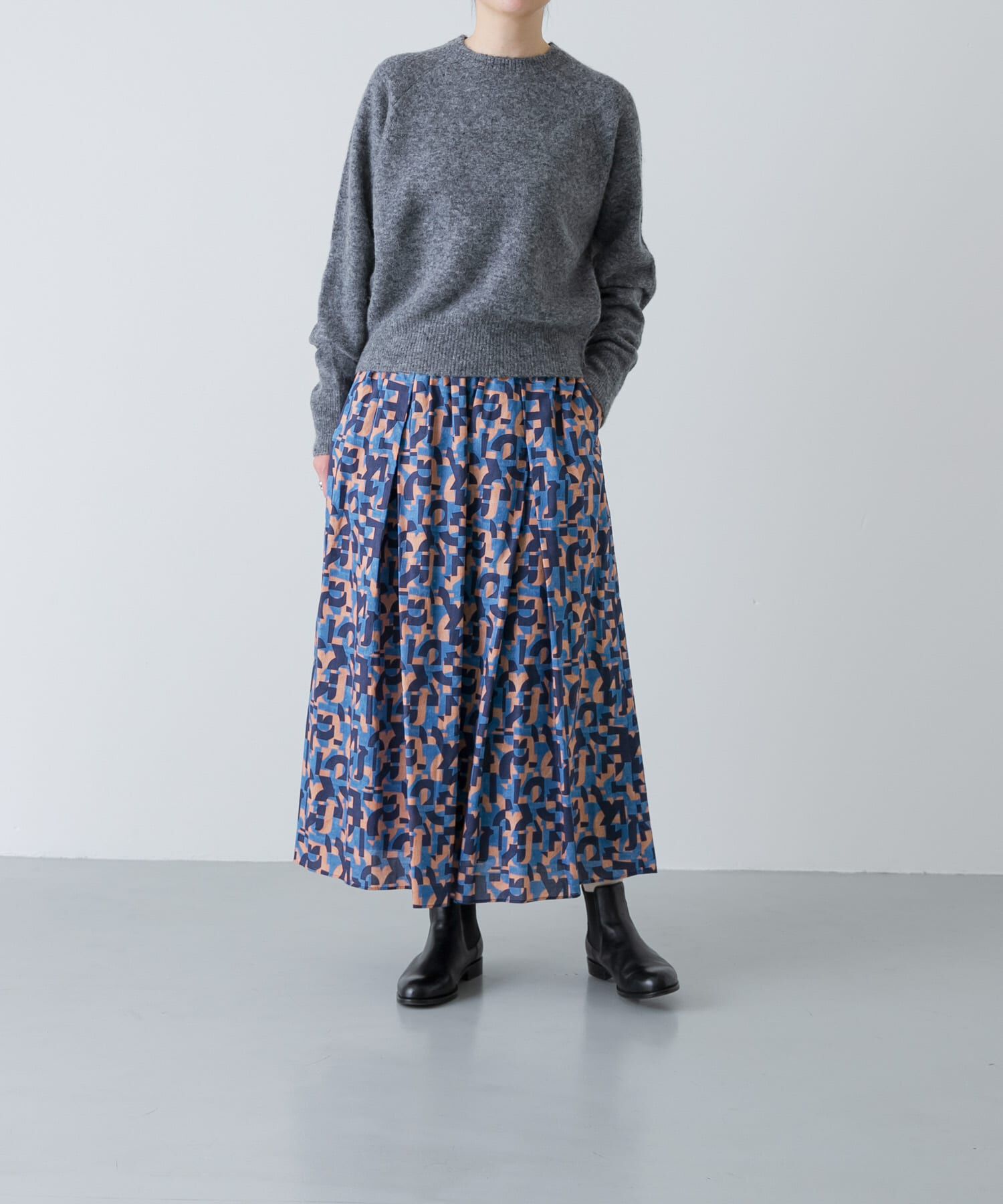 かぐれ「リバティプリントスカート」|スカート|