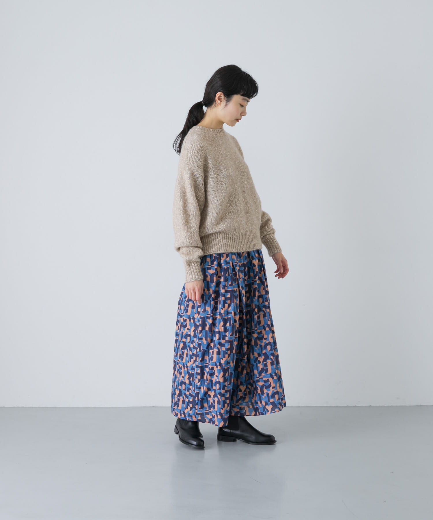 かぐれ「リバティプリントスカート」|スカート|