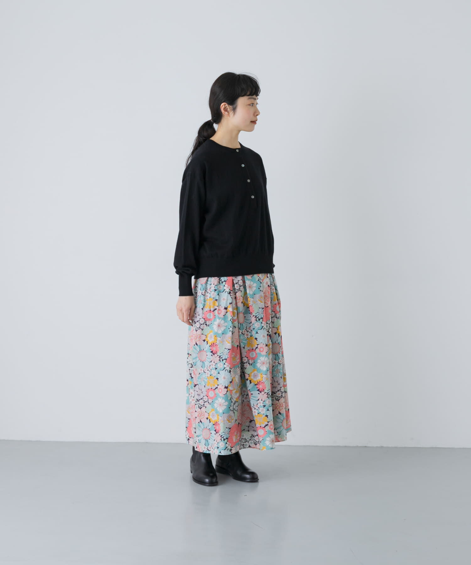 かぐれ「リバティプリントスカート」|スカート|