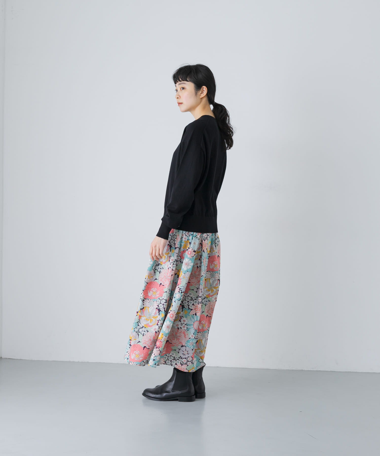 かぐれ「リバティプリントスカート」|スカート|