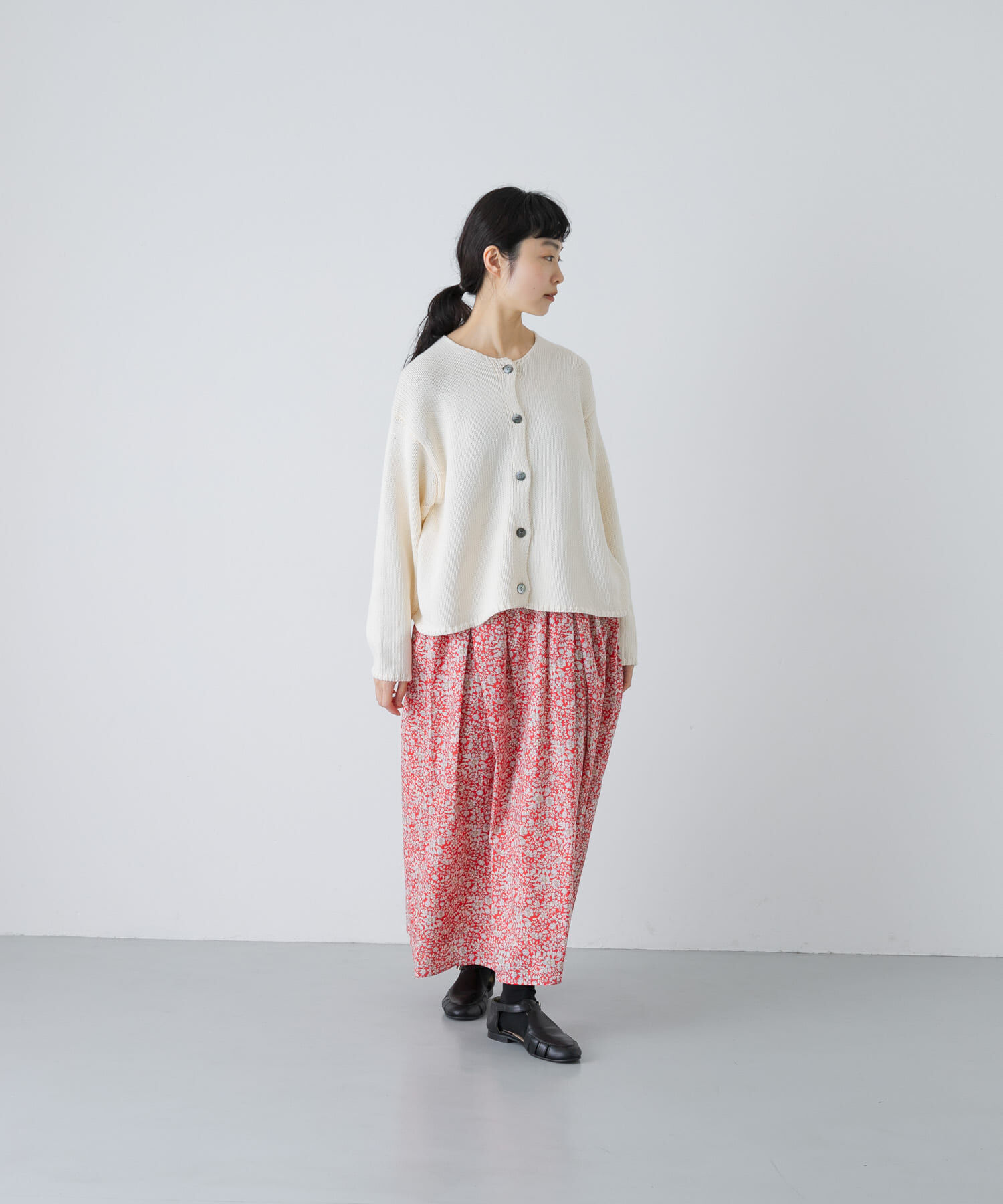 かぐれ「リバティプリントスカート」|スカート|