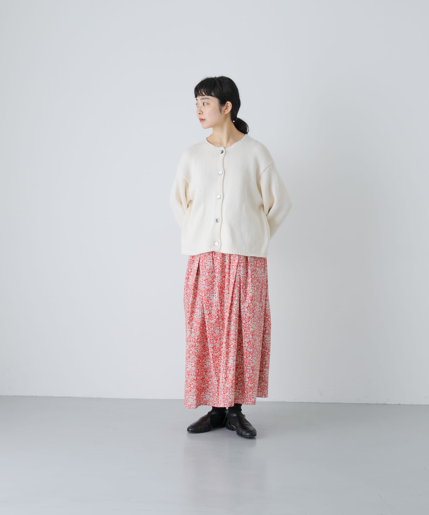 かぐれ「リバティプリントスカート」|スカート|