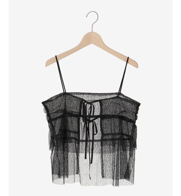 le.coeur blanc「メロンチュールキャミブラウス」|シャツ・ブラウス|