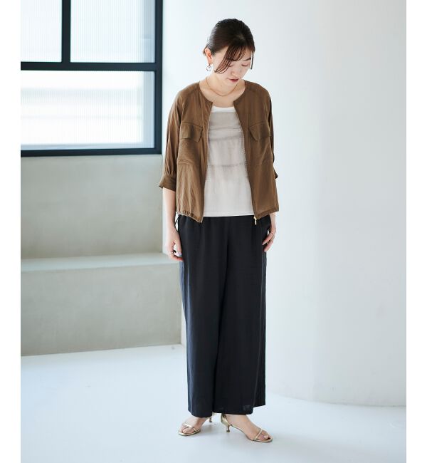 le.coeur blanc「メロンチュールキャミブラウス」|シャツ・ブラウス|