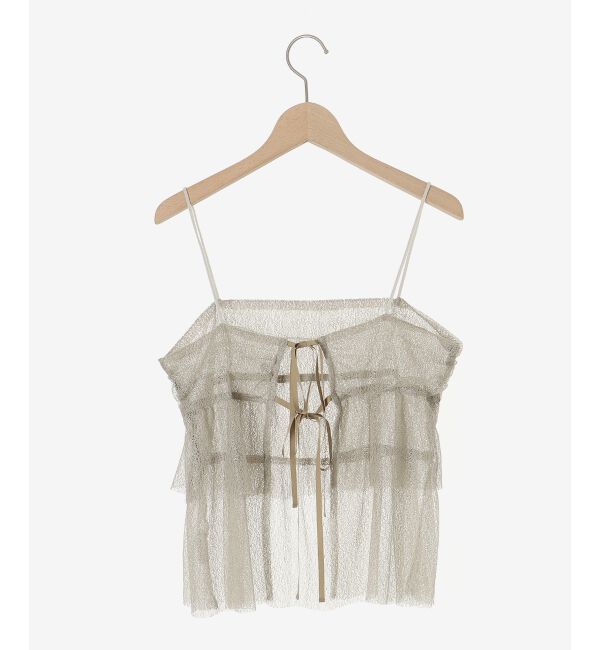 le.coeur blanc「メロンチュールキャミブラウス」|シャツ・ブラウス|