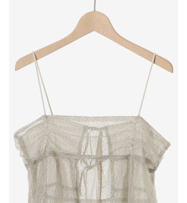 le.coeur blanc「メロンチュールキャミブラウス」|シャツ・ブラウス|