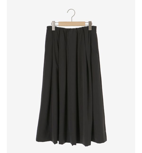  「《接触冷感》ナイロンストレッチタックギャザースカート」|スカート|