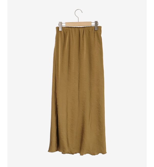  「《手洗い可能》マットサテンナロースカート」|スカート|