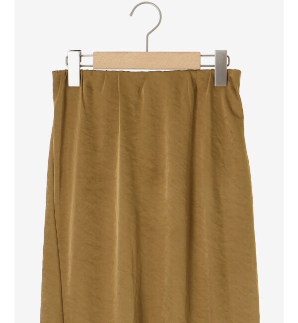  「《手洗い可能》マットサテンナロースカート」|スカート|
