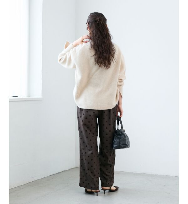  「《手洗い可能》ドットワイドパンツ」|その他|