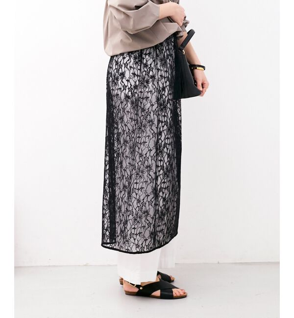  「Elisa Novelli レースラップスカート」|スカート|