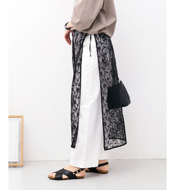  「Elisa Novelli レースラップスカート」|スカート|