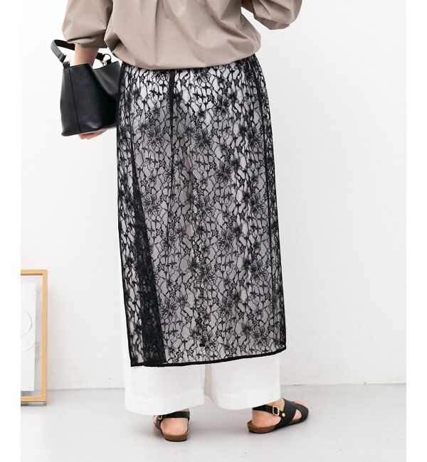  「Elisa Novelli レースラップスカート」|スカート|